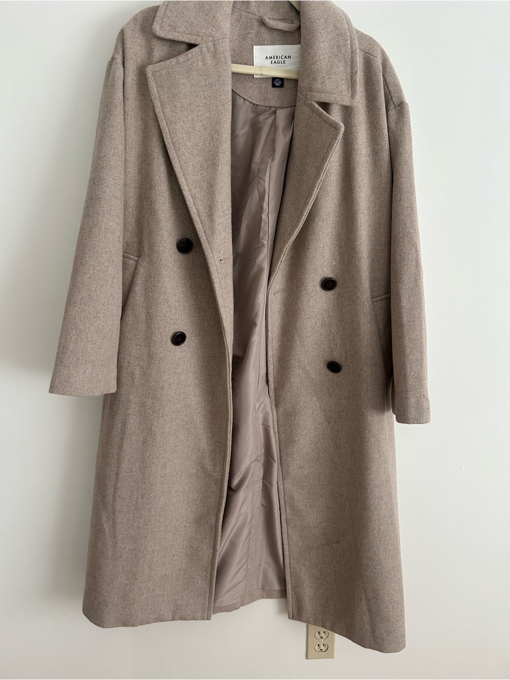 AE wool blend top coat